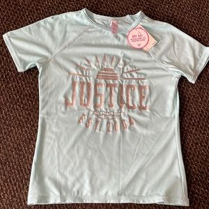Justice girls size 6/7 rash guard NWT